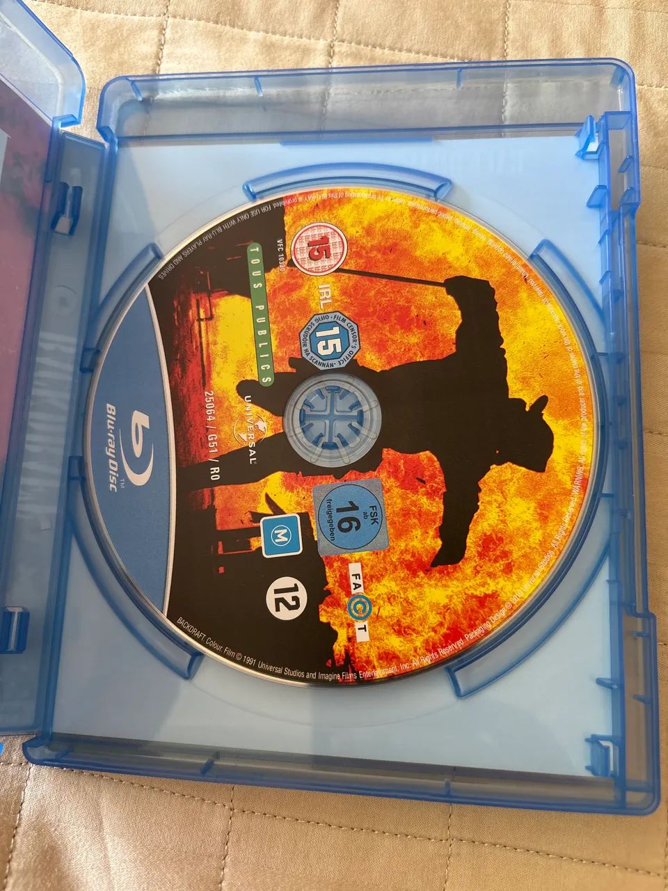 Bluray Backdraft (Cortina de fogo) importado - Foto 3