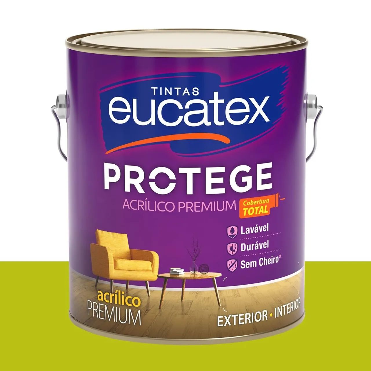 Tinta Acrílica Acetinada Eucatex Mato Molhado 3,2 L