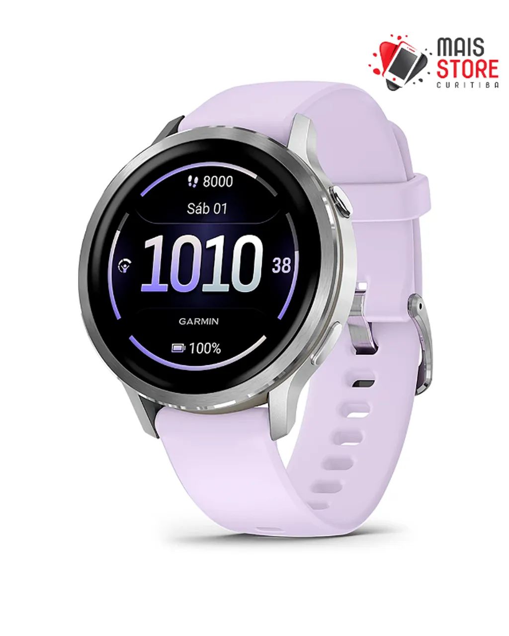 Relógio Garmin Venu 4 -41MM -Lilas  (010-03013-01) -Novo-Lacrado - Foto 4