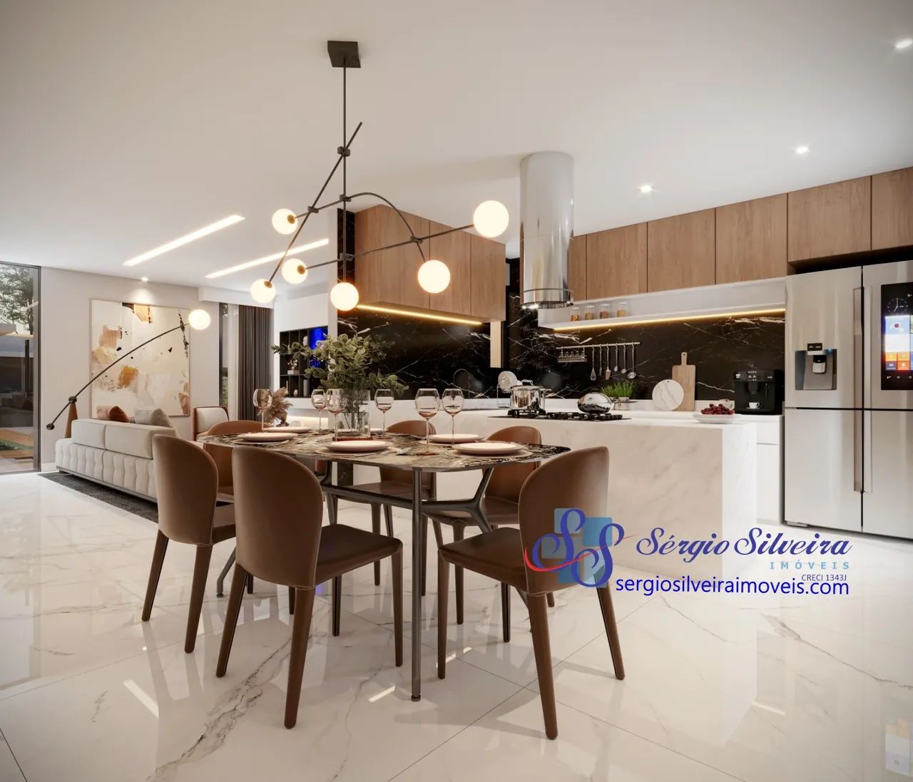 Casa duplex e nascente com 4 suítes e varanda gourmet. - Foto 5