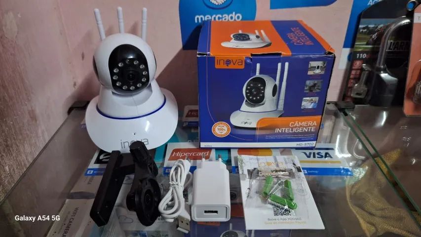 Câmera Inteligente Wi-fi 360° Acesso Remoto Via Celular - Foto 2
