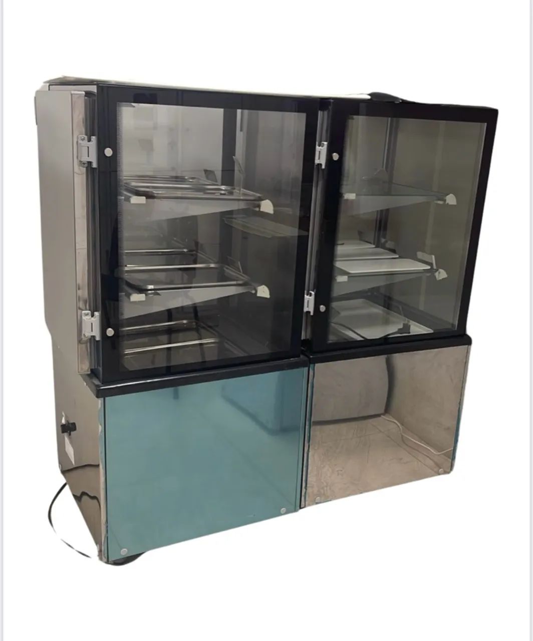 BALCÃO QUENTE E REFRIGERADO VITRINE 