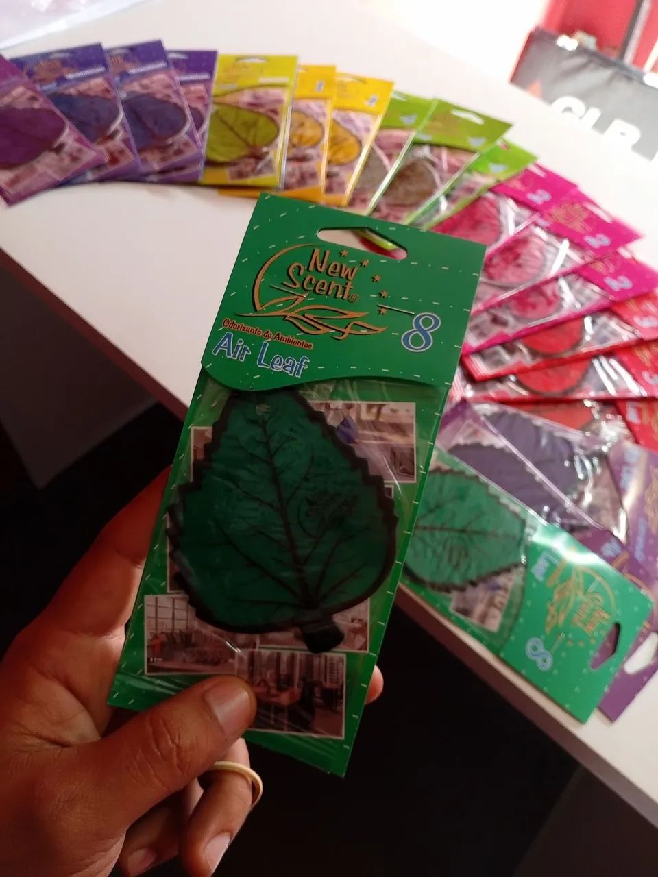 Cheirinho Perfume para carro - Air Leaf - Diversos aromas - Foto 2