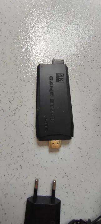 game stick retro com 1 controle jogos na memória sem tampa da pilha funcionando tudo - Foto 2