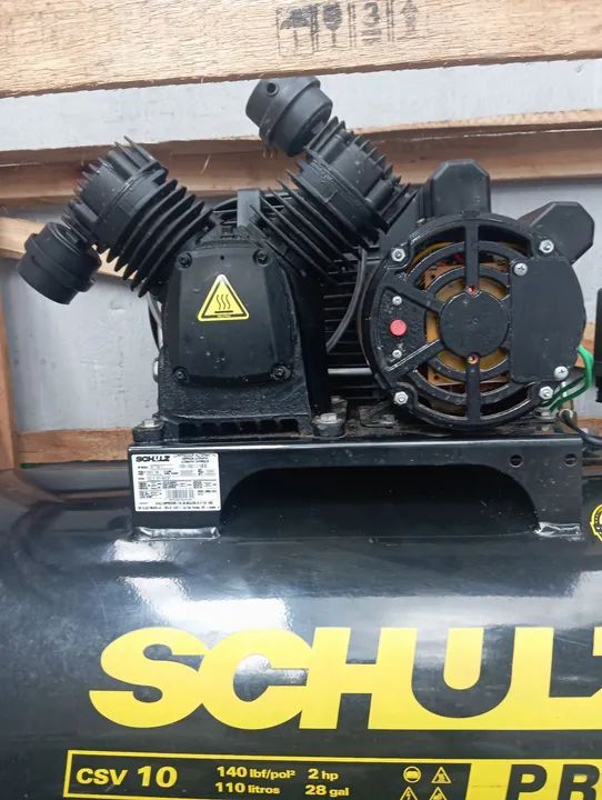 Compressor de ar Schulz CSV 10 - 140 PSI - Novo - Foto 2