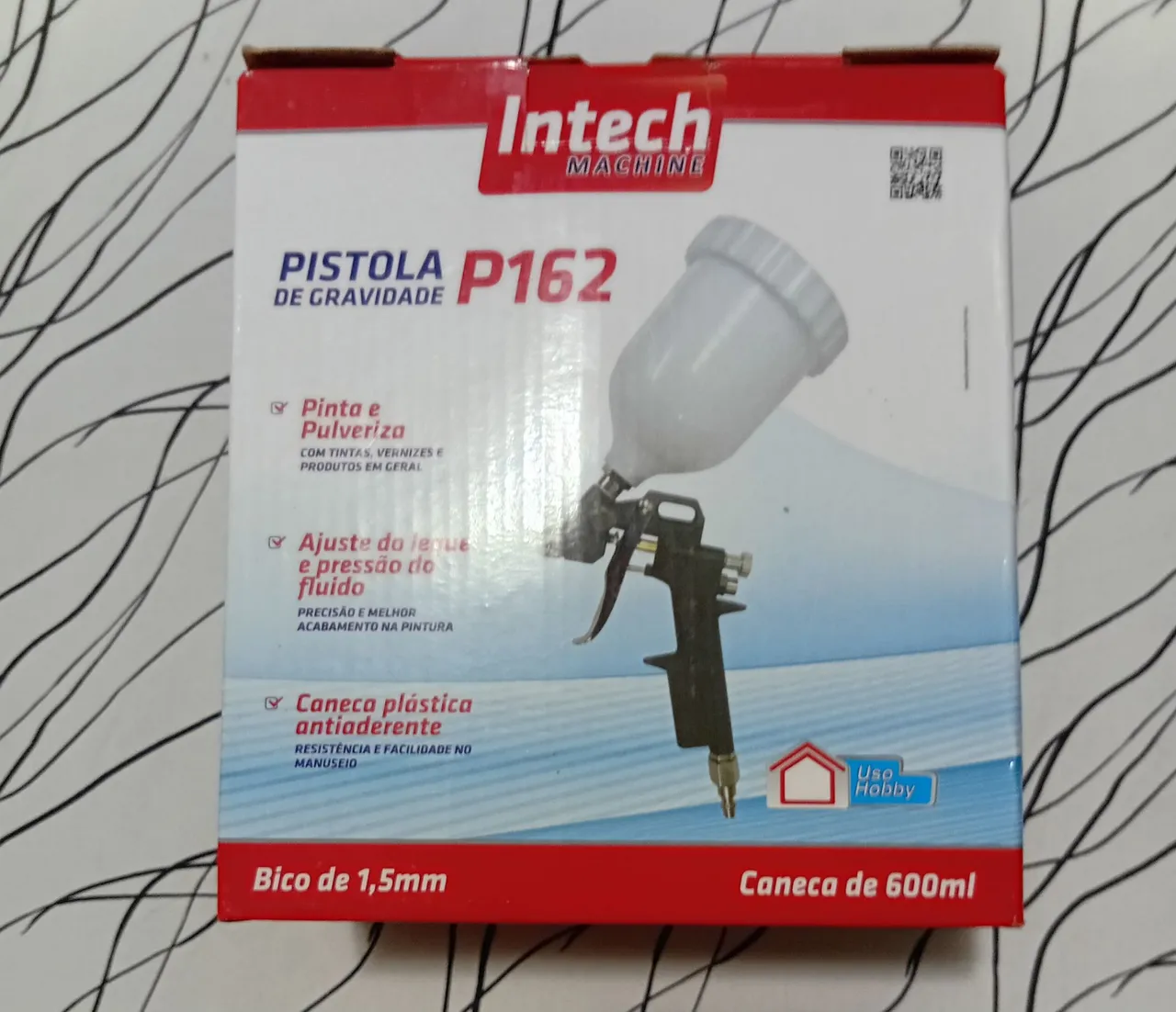 Pistola de Gravidade P162 Intech - Nova