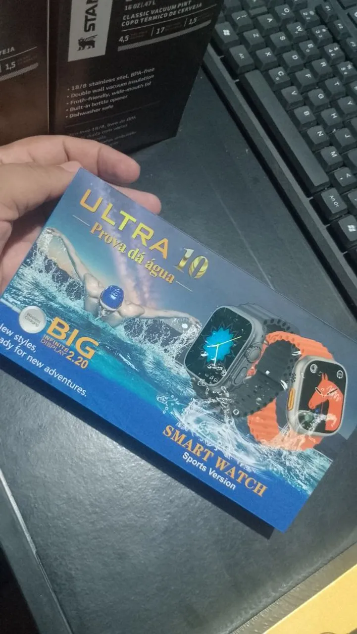 Smartwatch Ultra 10 Prova d'água - Sports Version