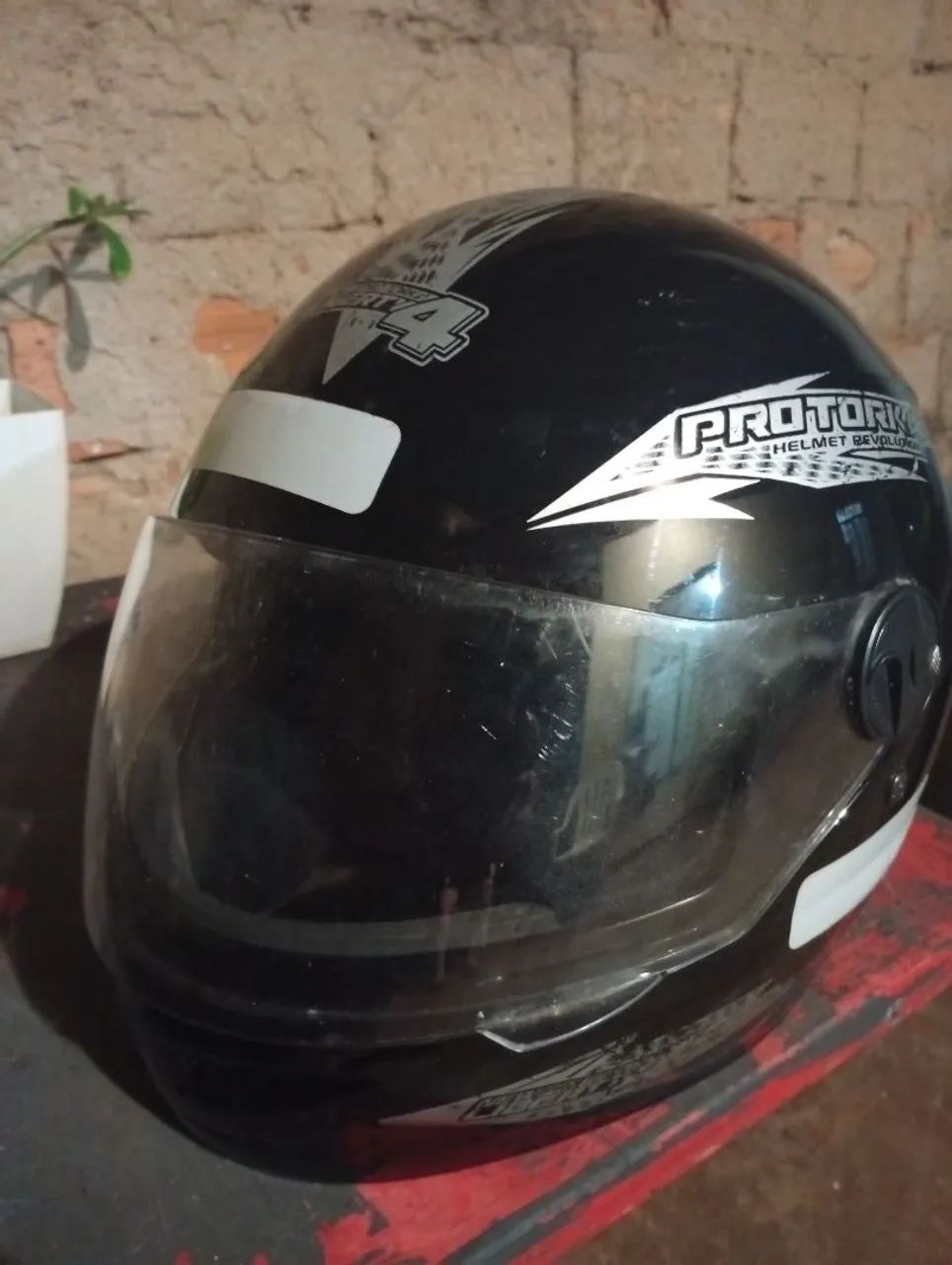 Capacete protork liberty 4 usado  - Foto 3