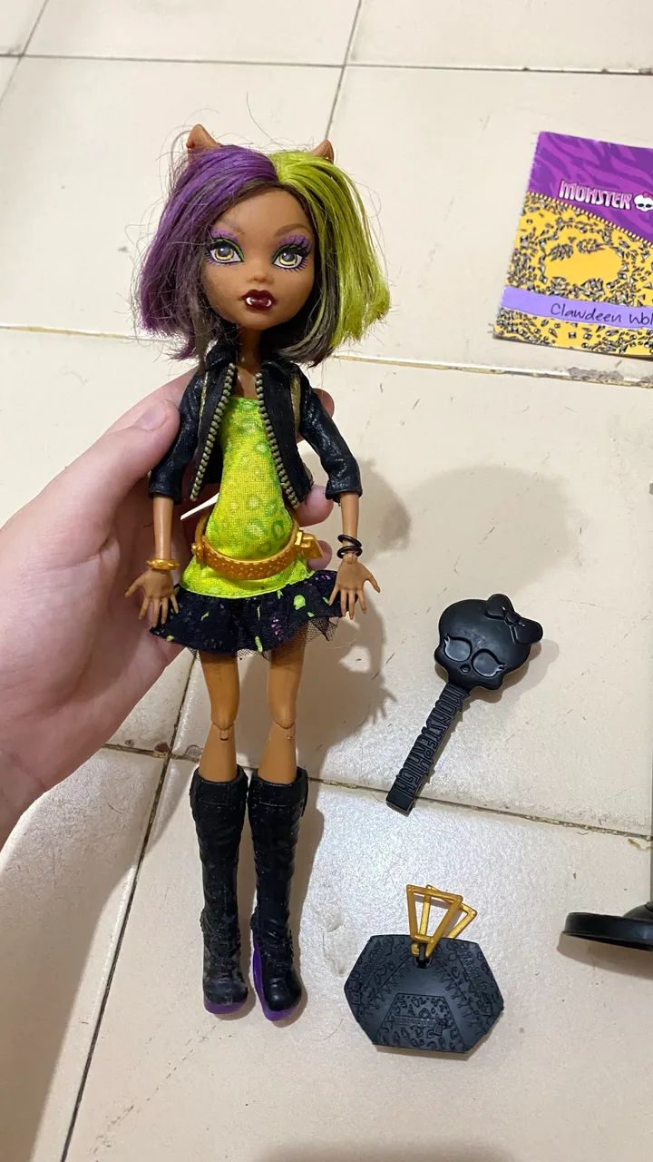 BONECA MONSTER HIGH - CLAWDEEN WOLF - NEW SCAREMASTER  - Foto 4