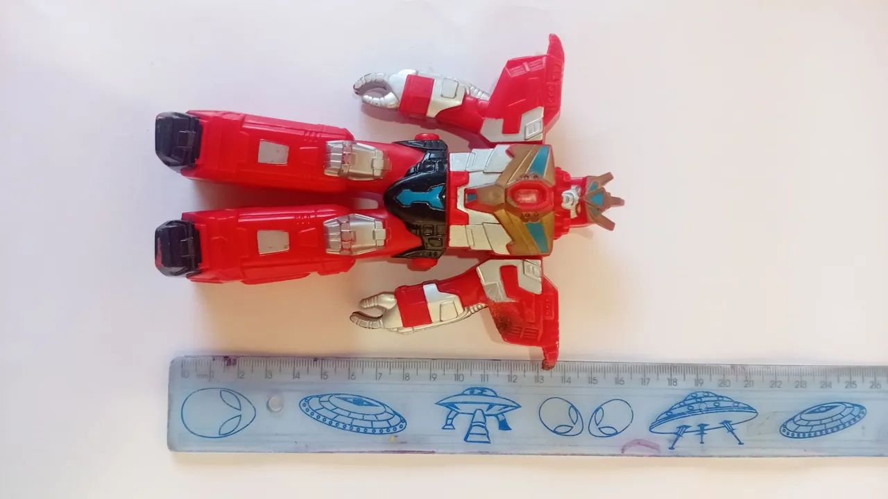 boneco antigo phormo superhuman samurai syber squad brinquedo  - Foto 2