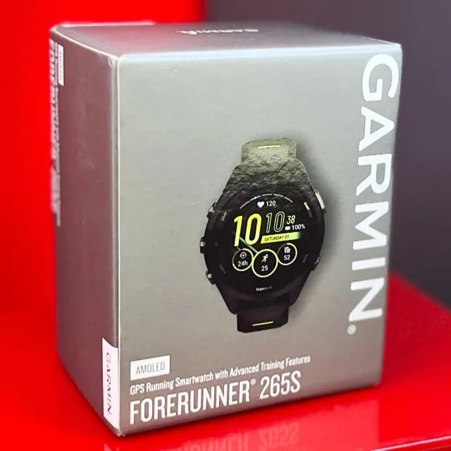 Garmin Forerunner 265s Amoled - 42mm - Preto - Produto Novo com Garantia da Loja PLAYF