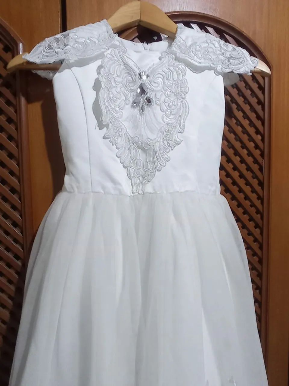 Vestido branco de dama - Foto 3