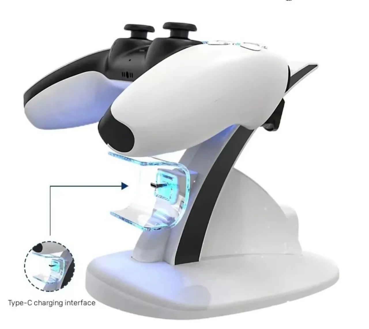 Carregador duplo para controle ps5 - Foto 3