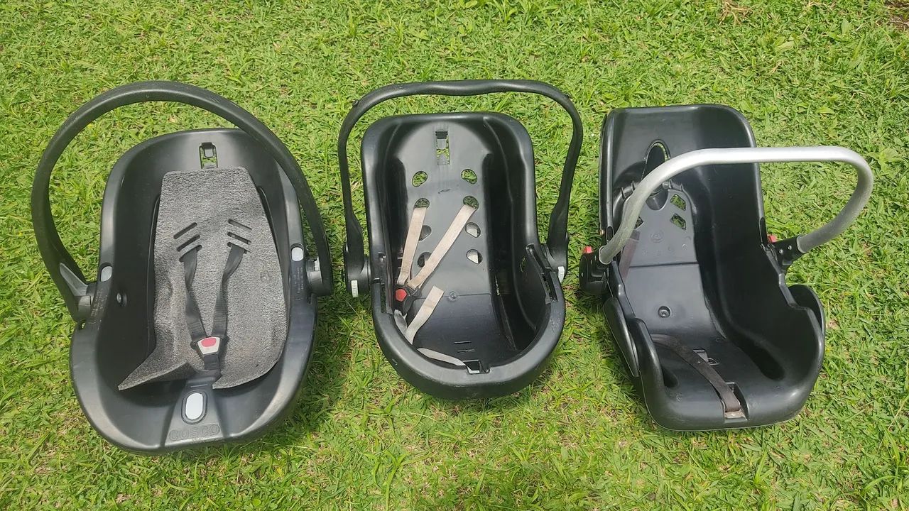 3 Cadeirinhas de Bebê Conforto Usadas R$ 25,00 as 3
