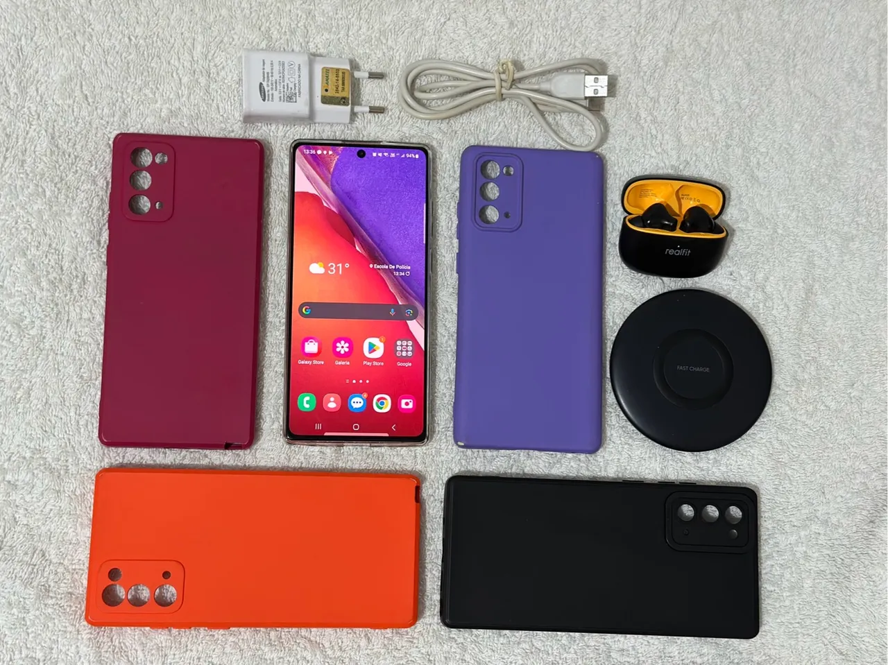 Galaxy Note 20 Impecável Completo