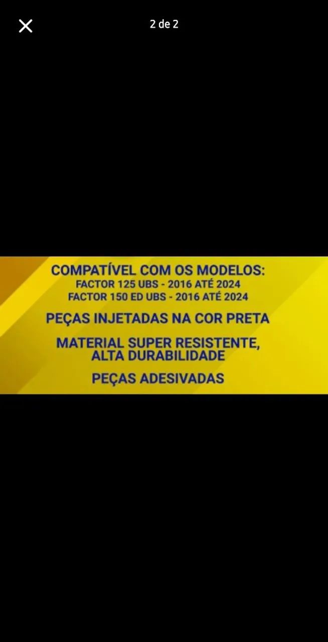 Carenagem Rabeta Lateral direita factor - Foto 4