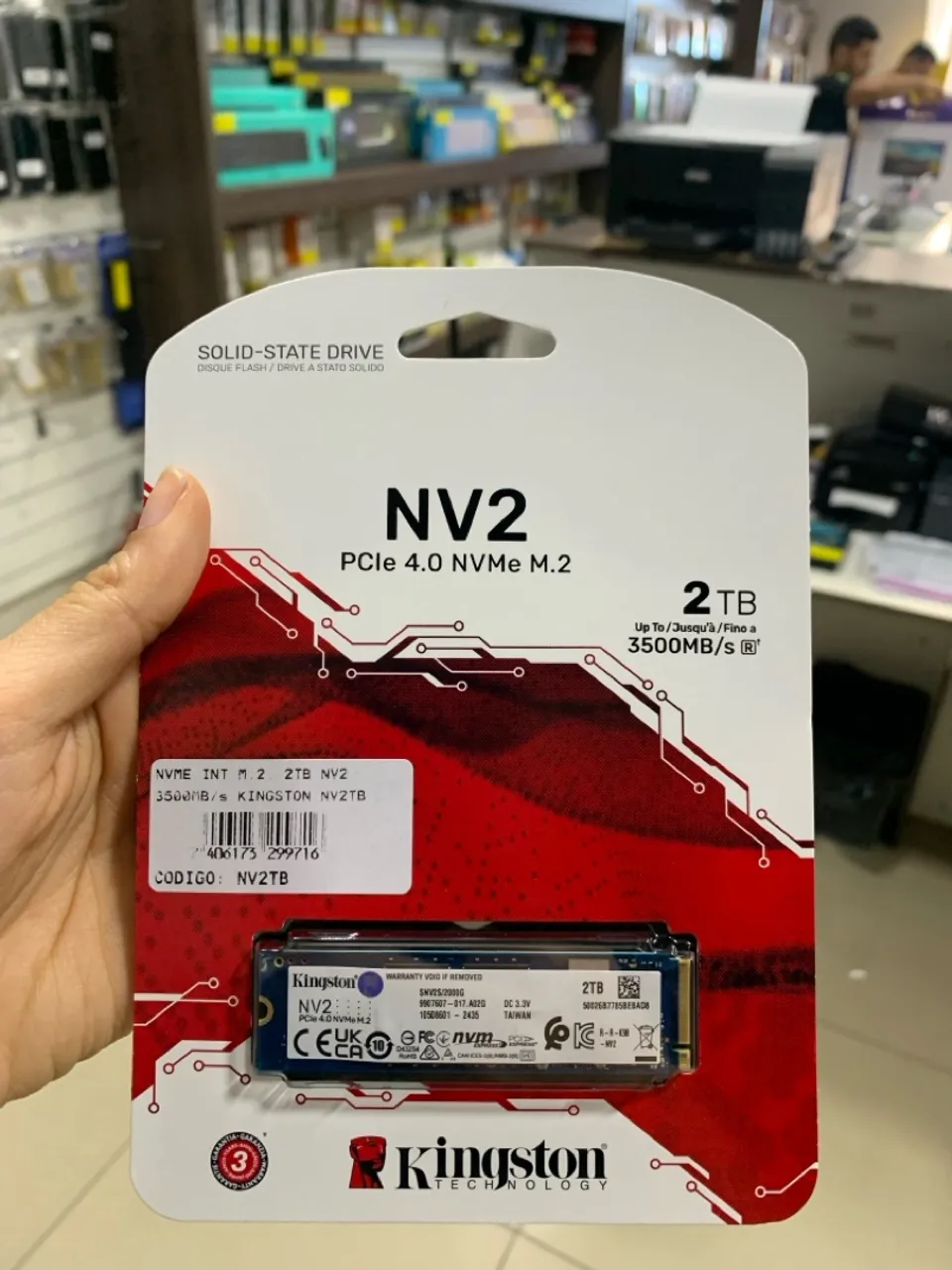 NVME INT M.2. 2TB NV2 3500MB KINGSTON