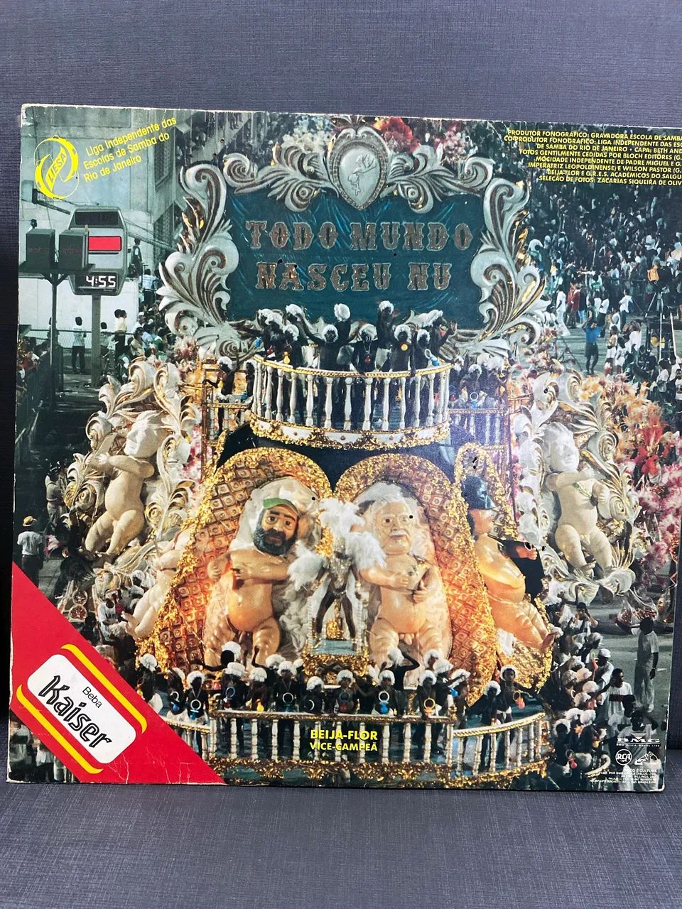 Lp 2 discos de vinil Sambas de Enredo Carnaval 91  - Foto 3