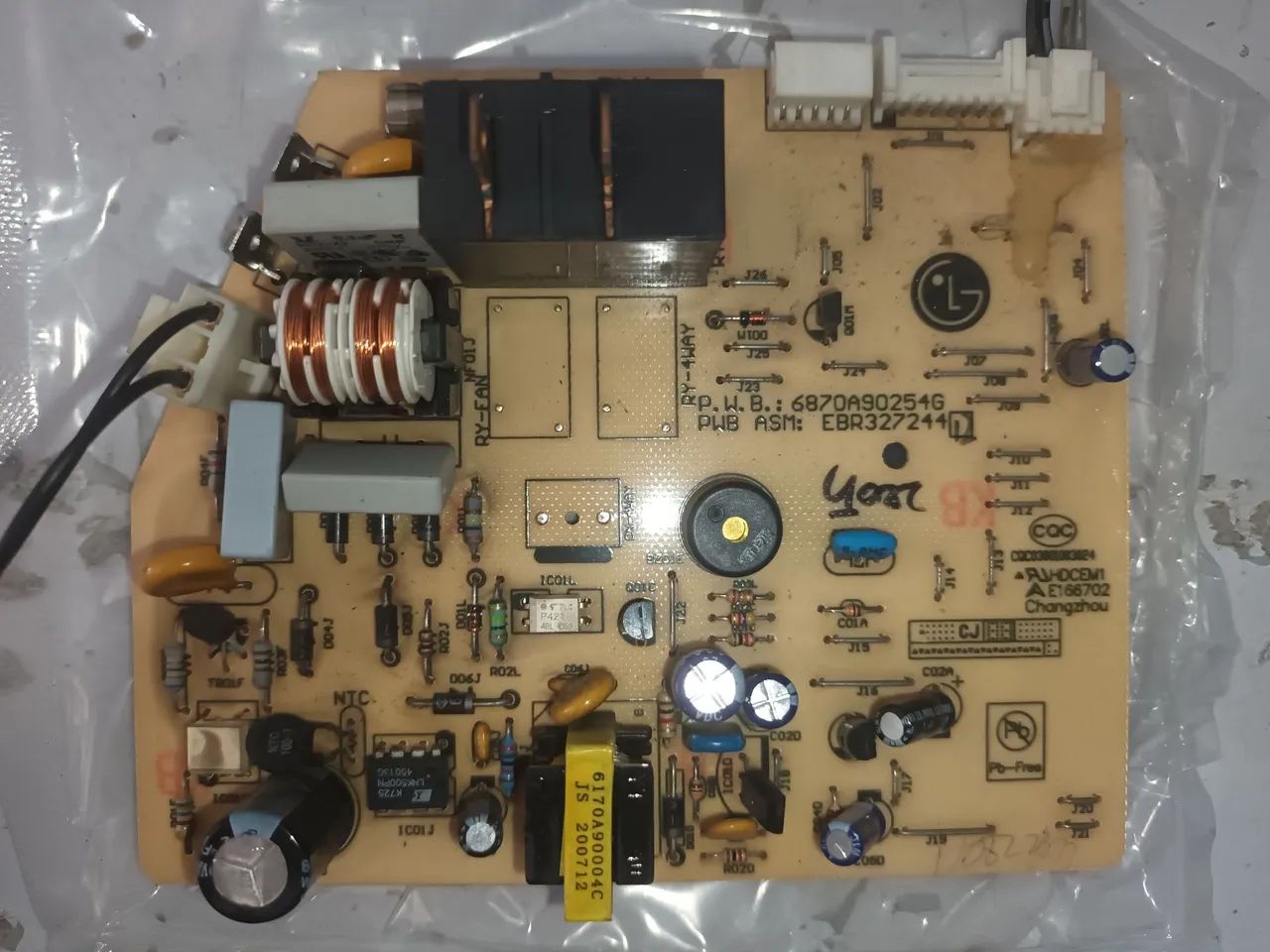 PLACA DE AR-CONDICIONADO - LG (EBR327244)
