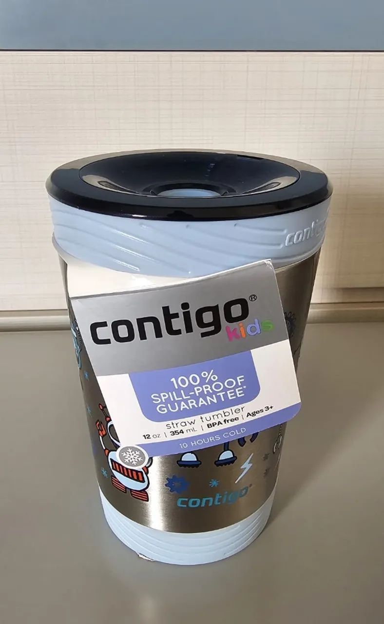 Copo térmico Robô 354ml - Contigo - Foto 3