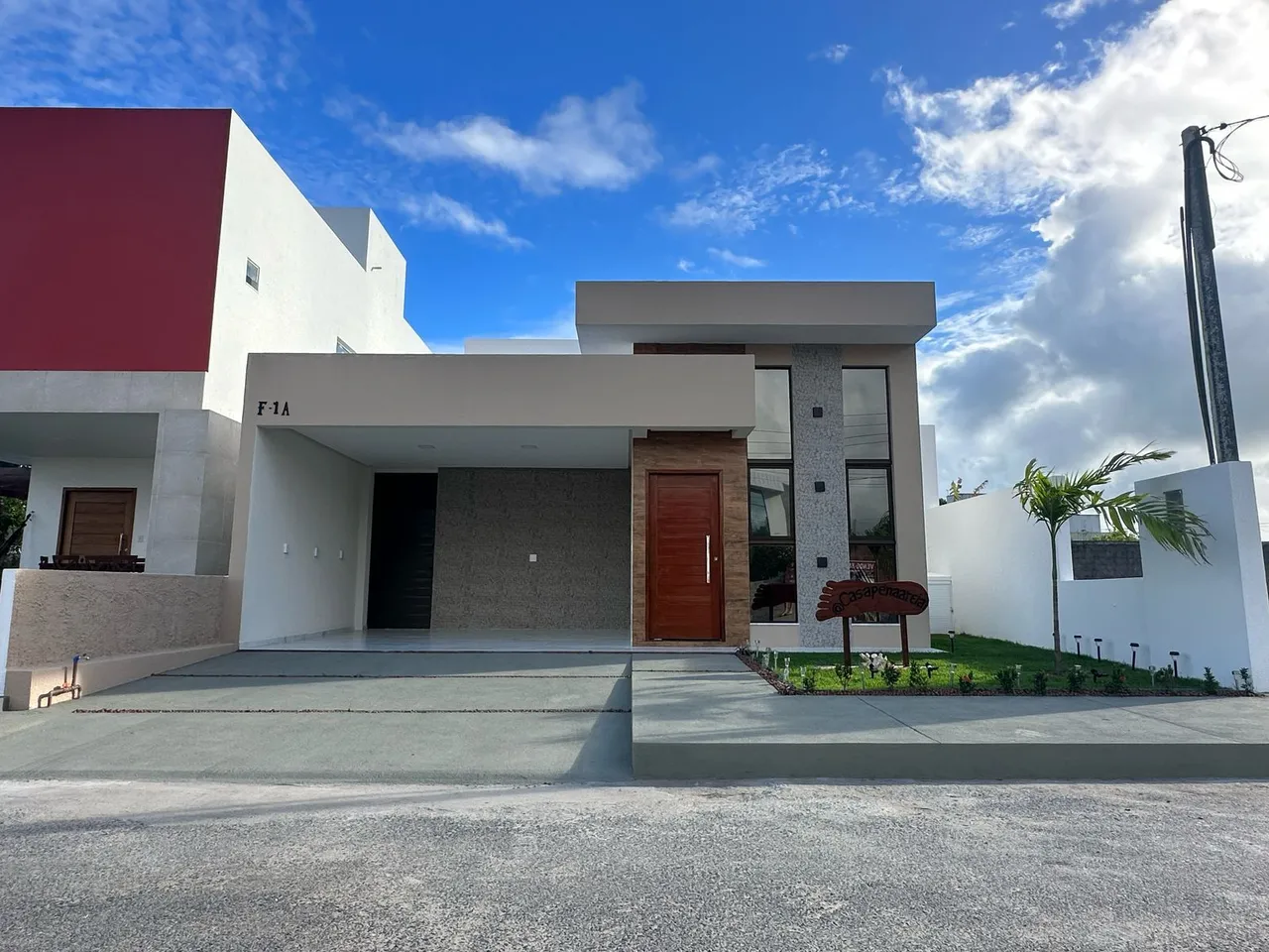Casa em condomínio na Praia de Paripuiera, Porteira fechada