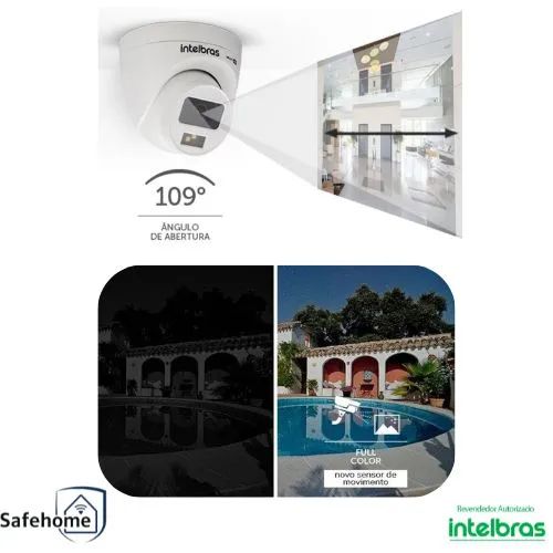  Kit de câmeras Intelbras Full Collor  - Foto 2
