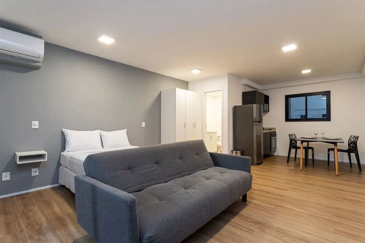 Apartamento com 1 Quarto para alugar, 44m² - República