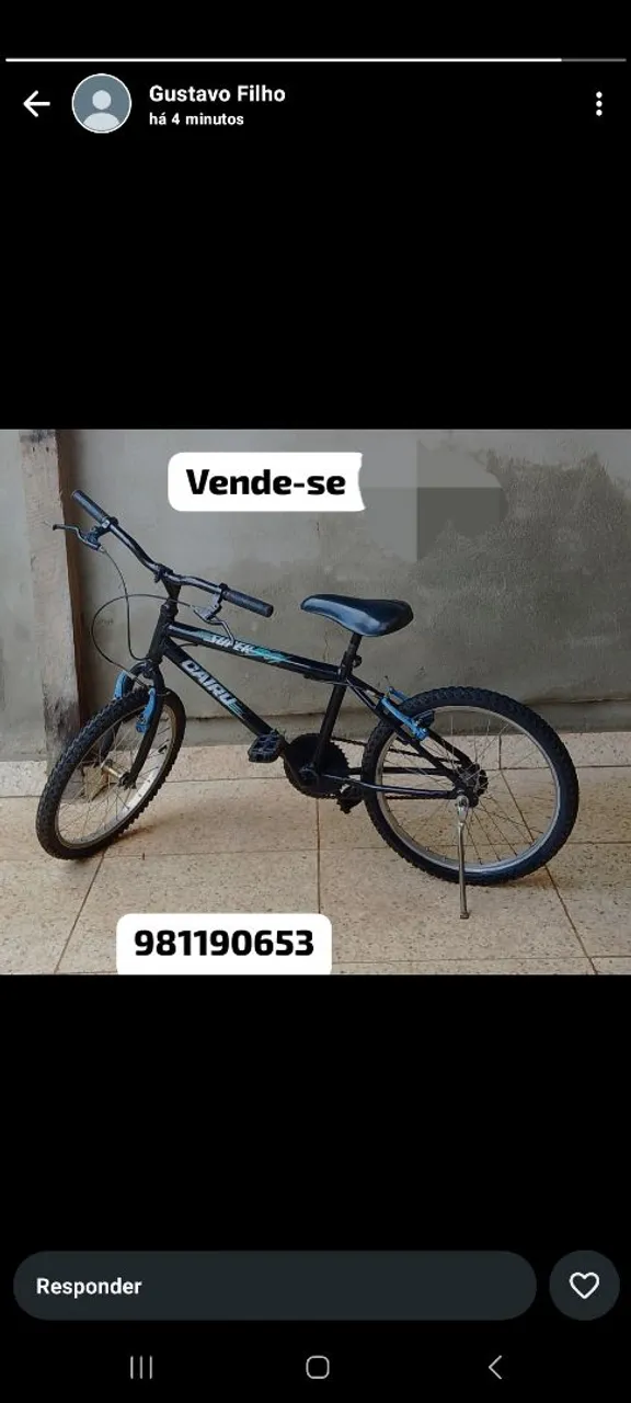 Bicicleta Cairu aro 20 - Vende-se