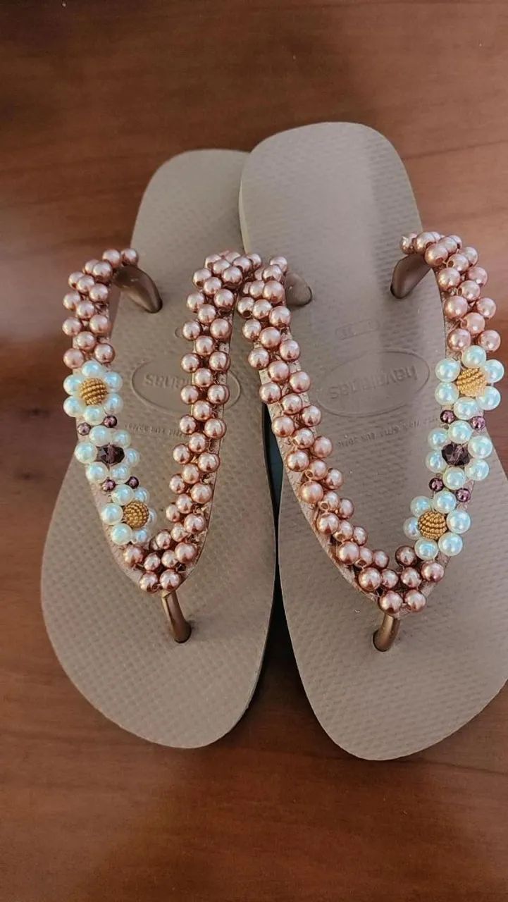 Chinelo havaianas decorado