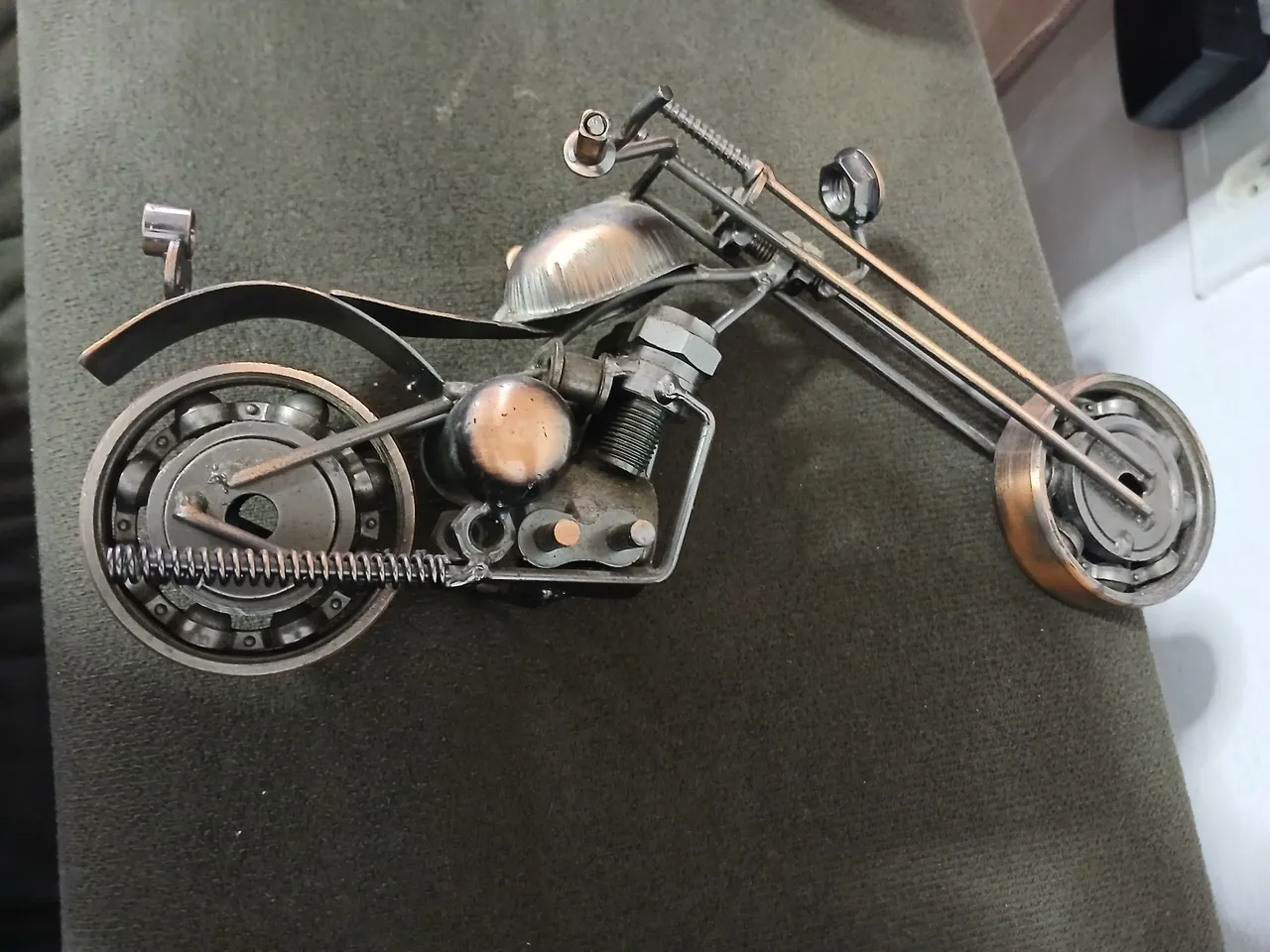 Miniatura de Moto Artesanal