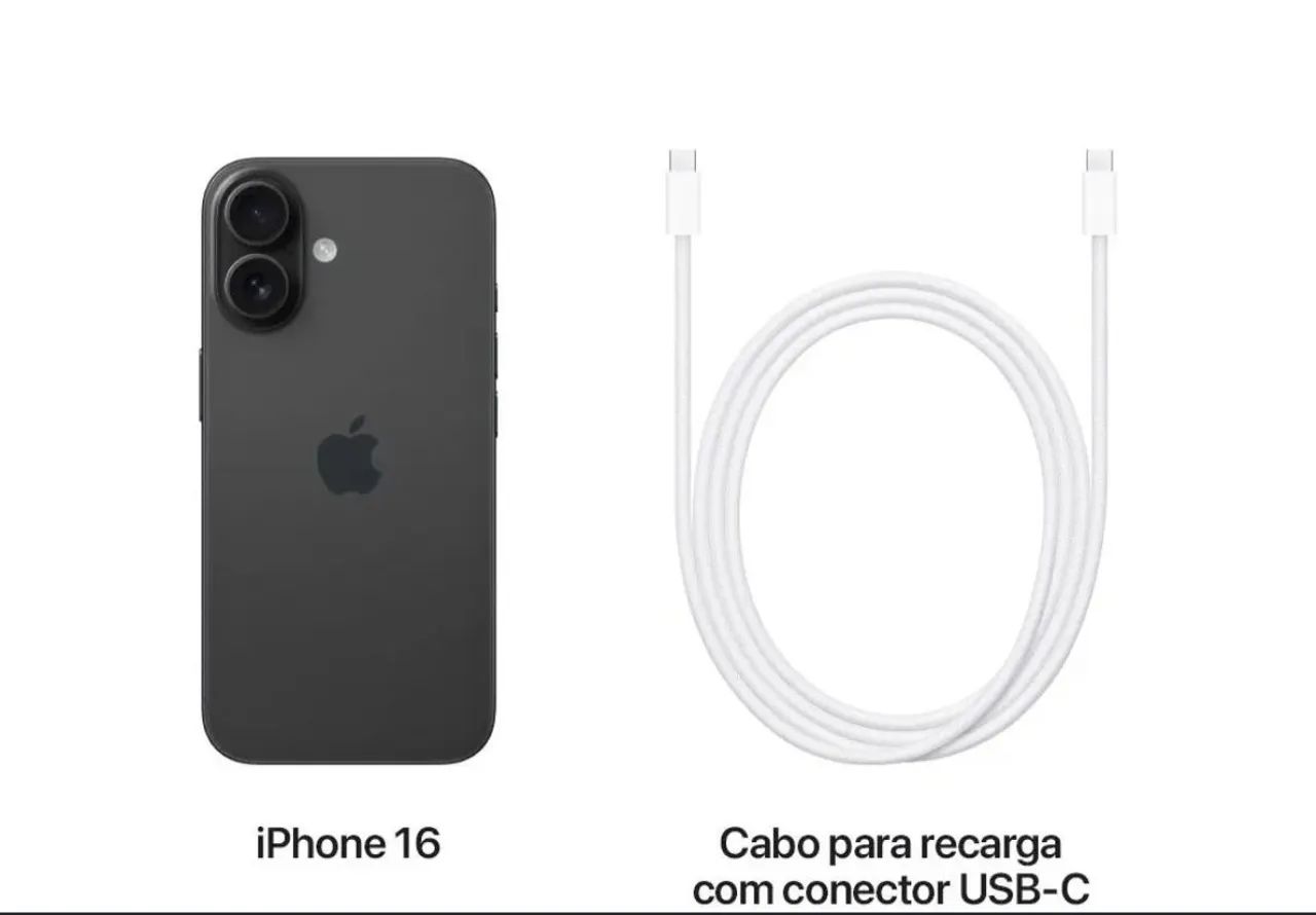 iPhone 16 128GB Preto 6,1