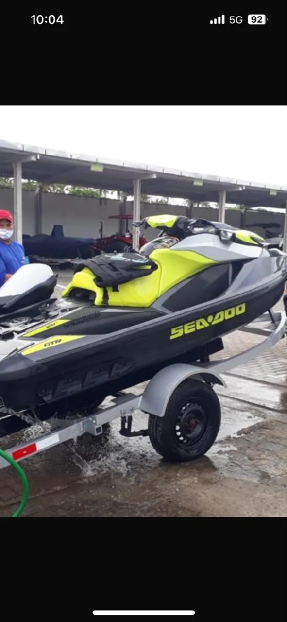 JET SKI -SEA-DOO GTR230/ANO 2020/32 HORAS DE USO/com carroça rodoviária 