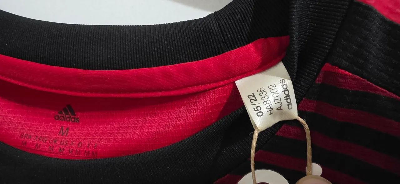 Camisa flamengo Willian Arão de jogo 2022 M adidas  - Foto 5