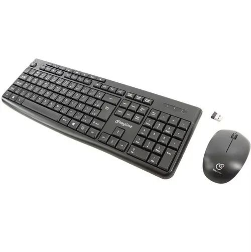 Kit Teclado e Mouse Sem Fio Keytime Executivo 2.4GHZ 10M 1.600DPI - WZetta - Foto 2