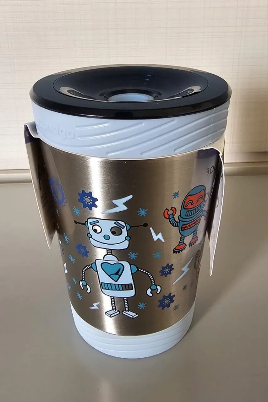 Copo térmico Robô 354ml - Contigo - Foto 2