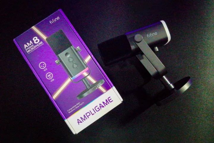 Microfone Gamer Fifine AM8 RGB