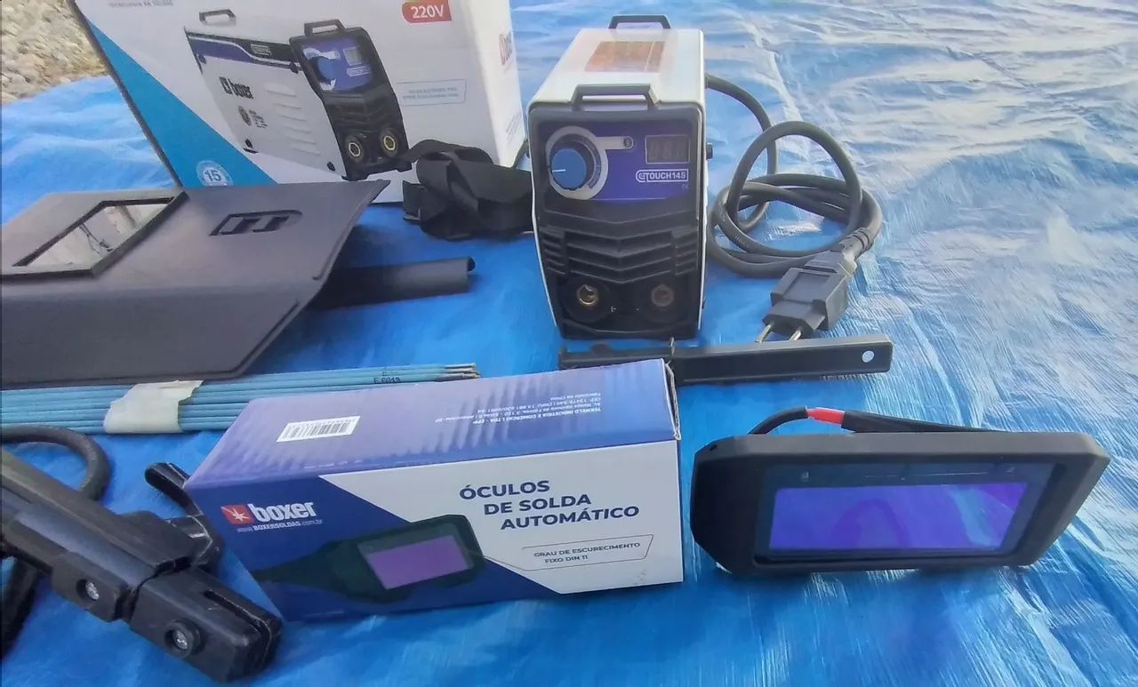 OPORTUNIDADE Maquina Solda Completo - Máquina, Máscara e Acessórios