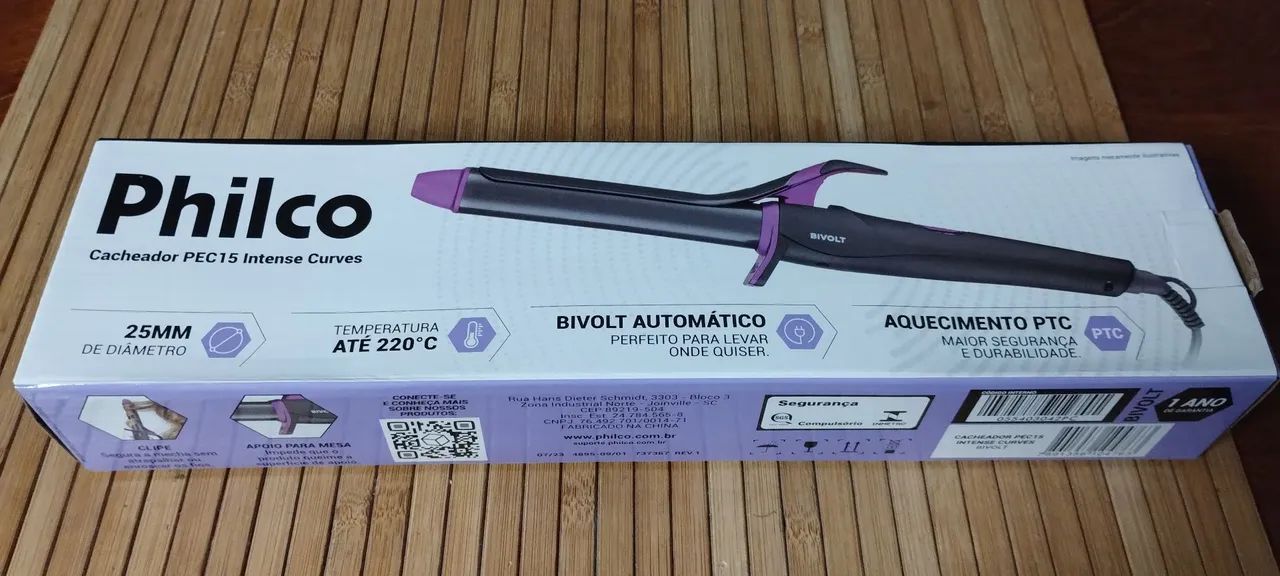 Cacheador de cabelos PHILCO bivolt aquecimento PTC - Foto 2