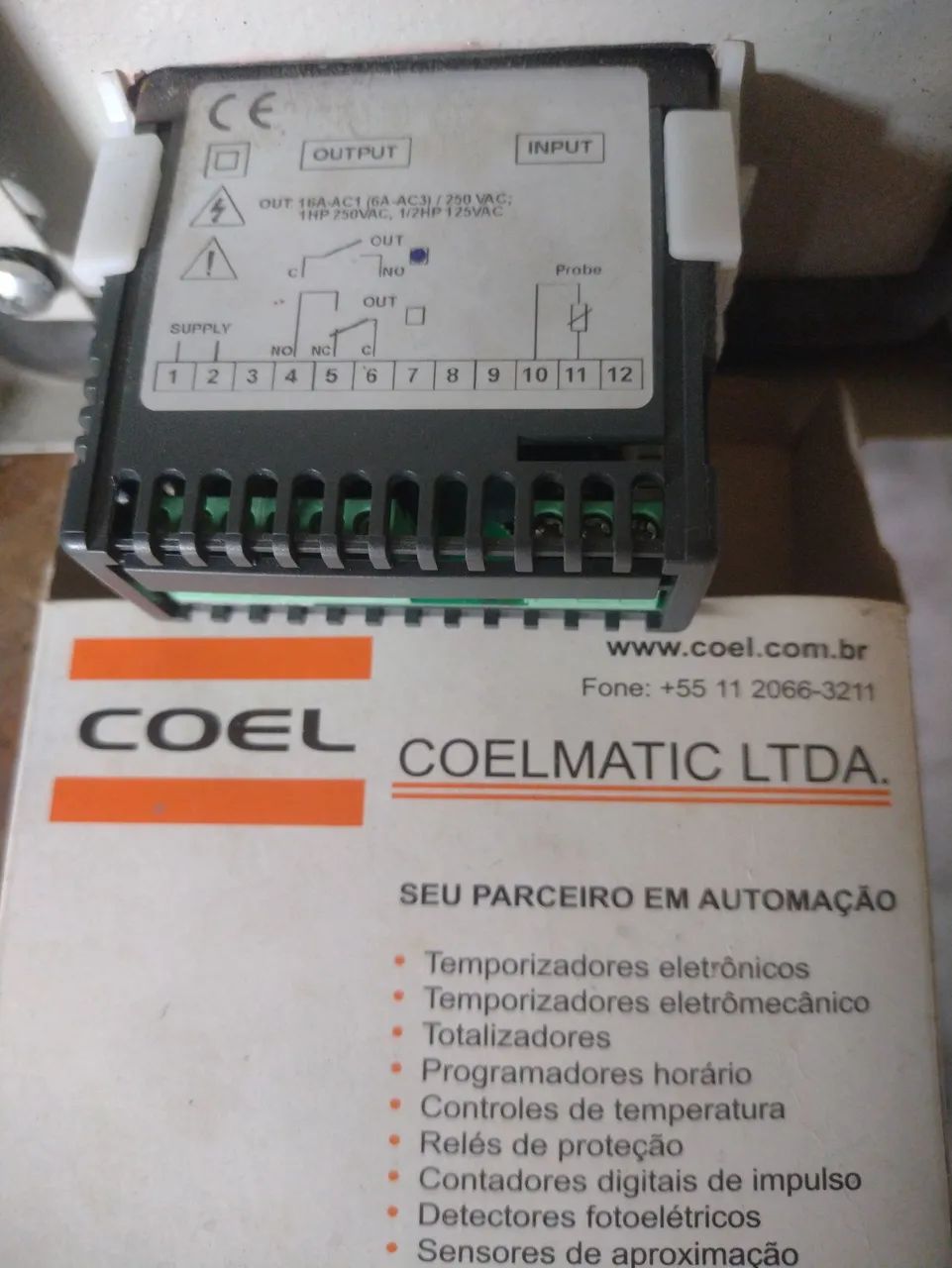 Quadro de comando elétrico CEMAR de sobrepor, com chave reversora e controlador COEL TLZ10 - Foto 5