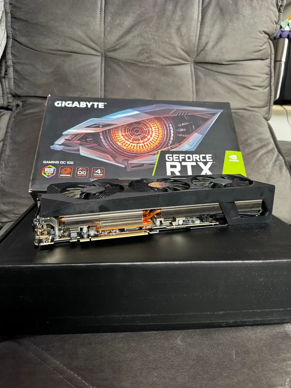 RTX 3080 GIGABYTE GAMING OC 10GB IMPECÁVEL  - Foto 4