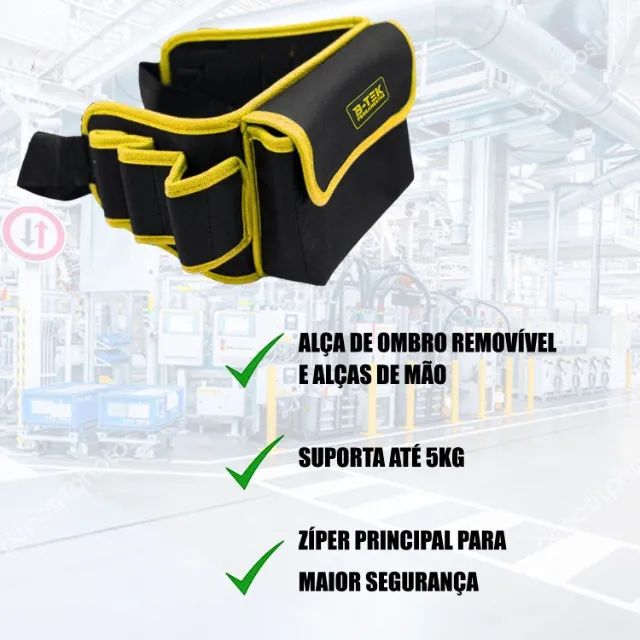 Cinto Porta Ferramentas Bolsa de Ferramentas Profissional Produto Novo Envio pelos Correio - Foto 3