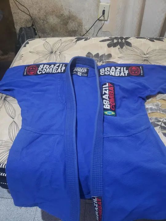 Kimono de Jiu-Jitsu Brazil Combat - Azul