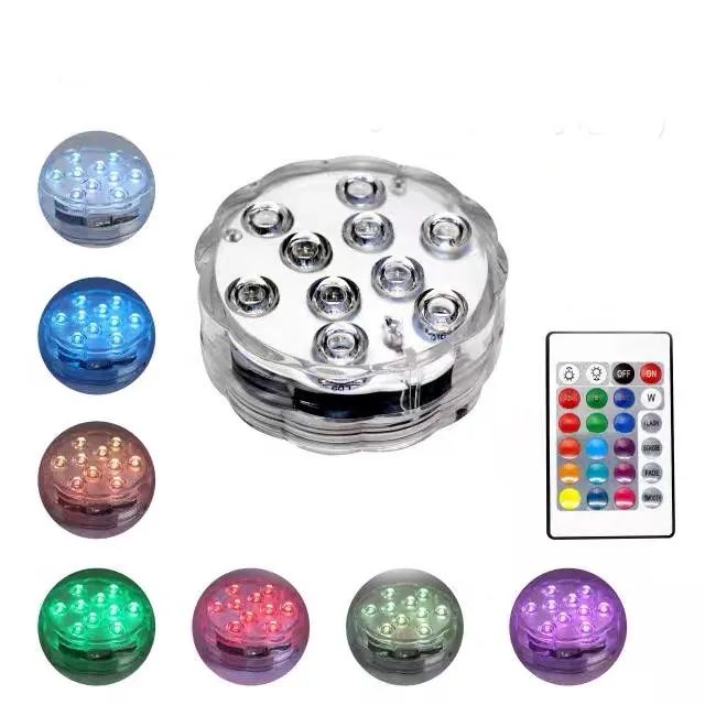 LED Impermeável RGB para Piscina 16 Cores - Novo