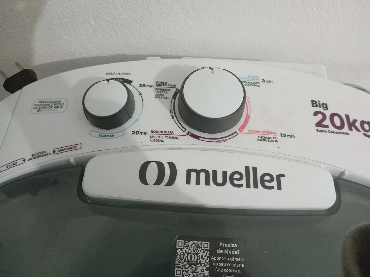 Máquina de Lavar Mueller Big 20kg - Eficiência e Capacidade