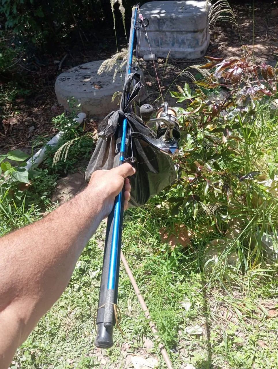 Conjunto de Vara  e Carretilha de Pesca Sahara - Foto 5