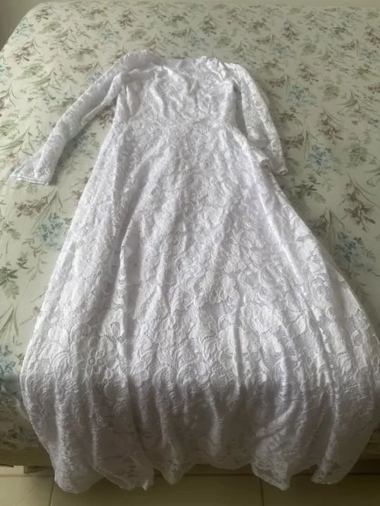 Vestido longo de manga longa - Foto 3