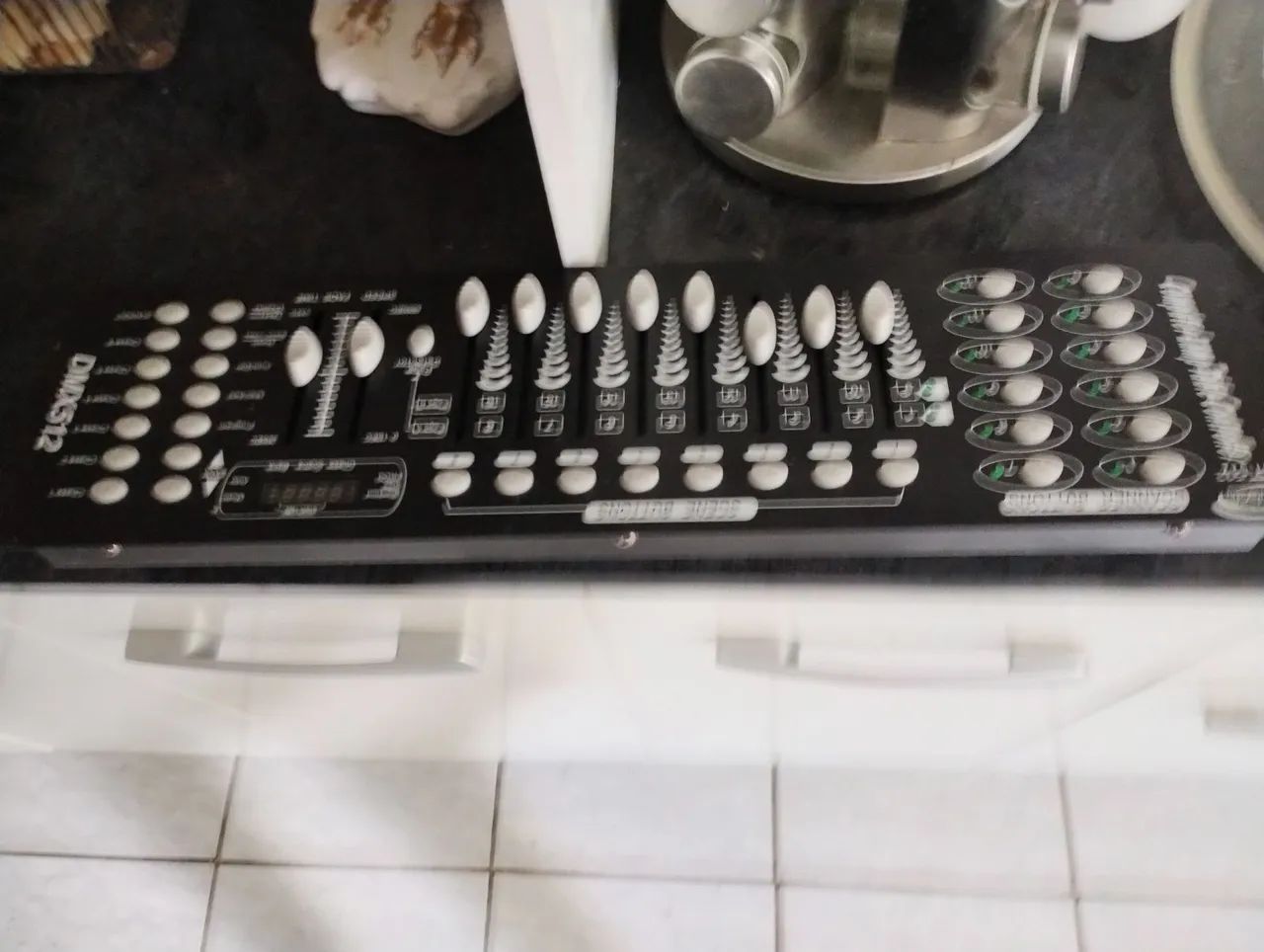 Mesa de Som DMX512 12 Canais Iluminação DJ - Foto 4