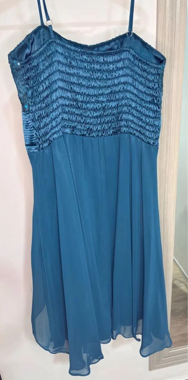 Vestido de festa azul turquesa - Foto 2