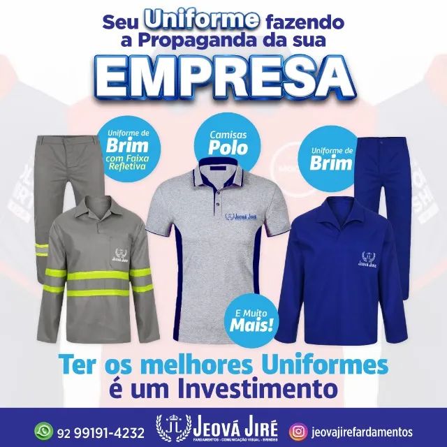 PANFLETOS E FARDAMENTOS EMPRESARIAIS, FARDA DE TRABALAHO, CAMISA PERSONALIZADA - Foto 5