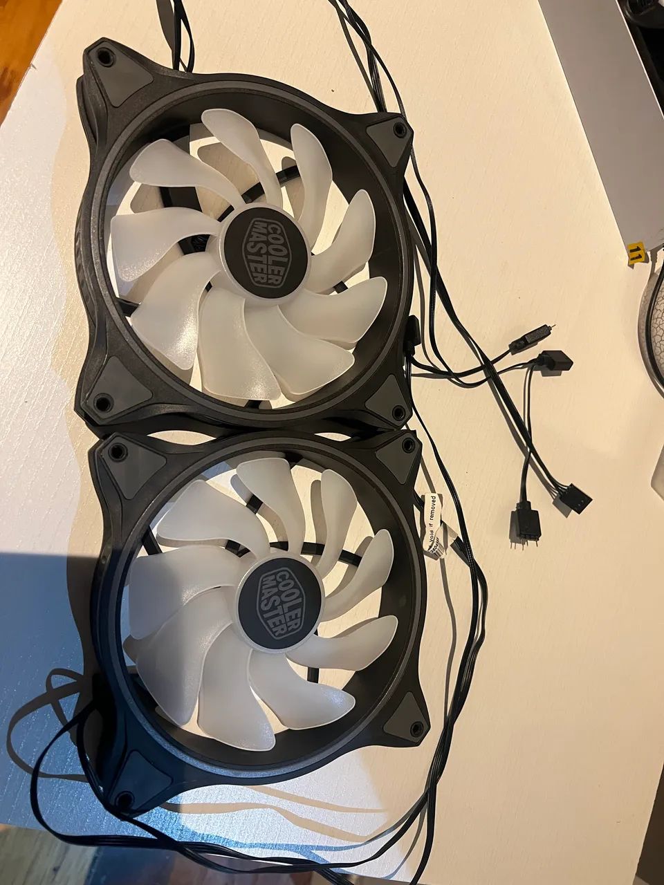 2 fans cooler master rgb de 1400mm - Foto 2